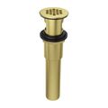 Product Image of Grid Strainer with Overflow (Brushed Gold) 972-104BG