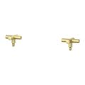 Product Image of Tenet 2-Handle Cross handle Kit (Brushed Gold), HHL-049TNTBG