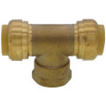 Product Image of 3/4" Push Fit x 3/4" Push Fit x 3/4" Female Tee (Lead Free)