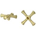 Product Image of Tisbury Optional Cross Handle - Widespread (Brushed Gold), HHL-049TBBG