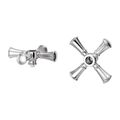 Product Image of Tisbury 2-Handle Cross Handle Kit (Polished Chrome), HHL-049TBC