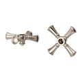 Product Image of Tisbury 2-Handle Cross Handle Kit (Polished Nickel), HHL-049TBD