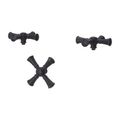 Product Image of Tisbury 3-Handle Tub Filler Cross Handle Kit (Tuscan Bronze), HHL-LG6-TBY