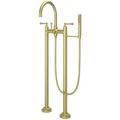 Product Image of Tisbury Traditional Free-standing Tub Filler w/ Hand Shower (Brushed Gold), LG6-1TBBG