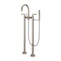 Product Image of Tisbury Traditional 2-Handle Tub Filler w/ Hand Shower (Polished Nickel), LG6-1TBD