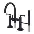 Product Image of Tisbury Deck Mount 2-Handle Tub Filler w/ Hand Shower (Tuscan Bronze), LG6-2TBY