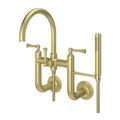 Product Image of Tisbury Wall Mounted Tub Filler w/ Hand Shower (Brushed Gold), LG6-3TBBG