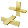 Product Image of Verve Cross Handle Kit for Widespread, Roman Tub and Thermostatic Shower (Brushed Gold), HHL-VRVXBG