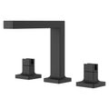 Product Image of Verve 2-Handle 8 in - 15" Widespread Bathroom Faucet without Handles with Square Spout (Matte Black), LG49-VRV2B