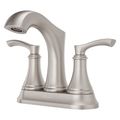 Product Image of Woodbury 2-Handle 4" Centerset Bathroom Faucet in Spot Defense (Brushed Nickel), LG48-WD0GS