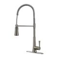 Product Image of Zuri 1-Handle Pull-Down Kitchen Faucet (Stainless Steel), LG529-MCS