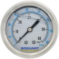 Product Image of 2-1/2" Liquid Filled Dial Pressure Gauge (0-60 psi)