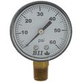 Product Image of 2" Lower Mount Pressure Gauge, ABS Brass Dry (0-60 psi)