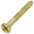 Product Image of #12 x 2" Phillips Flat Head Brass Wood Screw (Pack of 50)
