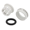 Product Image of 3/8" OD White Plastic Half Cartridge (Acetal)