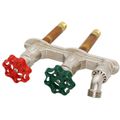 Product Image of C-108 Series Close Coupled, 1/2" MPT x 1/2" SWT Inlet Hot & Cold Anti-Siphon Adjustable Wall Faucet