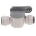 PISV0412S Acetal Shut-Off Valve, 3/8" Long Handle, Gray