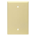Product Image of 1-Gang No Device Blank Wallplate, Box Mount - Nylon (Gray)