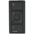 Product Image of Pico 3-Button Raise/Lower Battery-Operated Wireless Smart Control Switch for Lights (Black)