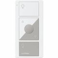 Product Image of Original 3-Button Pico Smart Remote with Raise/Lower and Preset, with Light Icons, White/Gray