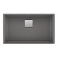 Product Image of Peak 32" x 18.8" Granite Undermount Single Bowl Kitchen Sink (Slate Gray), PKG11031SHG