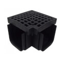 Product Image of 90-Degree Corner Connection for Channel & Trench Drain (Gray)