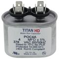 Product Image of 4 MFD Oval Motor Run Capacitor (370V)