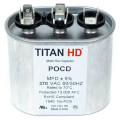 Product Image of 15/10 MFD Oval Dual Motor Run Capacitor (370V)