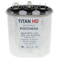 Product Image of 40/3 MFD Oval Dual Motor Run Capacitor (370V)