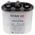 Product Image of 5/5 MFD Oval Dual Motor Run Capacitor (370V)