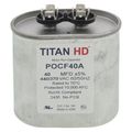 Product Image of 40 MFD Oval Motor Run Capacitor (440/370V)