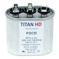 Product Image of 15/10 MFD Oval Dual Motor Run Capacitor (440/370V)