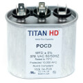 Product Image of 15/4 MFD Oval Dual Motor Run Capacitor (440/370V)