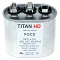 Product Image of 15/5 MFD Oval Dual Motor Run Capacitor (440/370V)