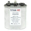 Product Image of 30/10 MFD Oval Dual Motor Run Capacitor (440/370V)