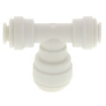 Product Image of 1/4" x 1/4" x 3/8" Polypropylene Reducing Tee