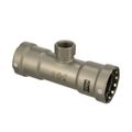 Product Image of 1-1/2" x 1-1/2" x 3/4" FPT MegaPress FKM Tee