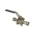 Product Image of 1/2" MegaPress FKM 3-Piece Stainless Steel Ball Valve