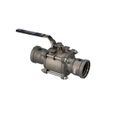 Product Image of 3" MegaPress FKM 3-Piece Stainless Steel Ball Valve