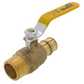 Product Image of 3/4" Expansion PEX x 3/4" Male NPT Brass Ball Valve (Lead Free)