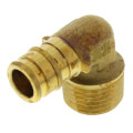 Product Image of 1/2" Expansion PEX x 1/2" MIP Elbow (Lead Free Brass)