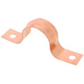 3/4" 24GA 2 Hole Solid Copper Strap