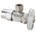 Product Image of 1/2" Nominal CPVC x 3/8" OD Compression Multi-Turn Angle Stop Valve (Rough Brass)