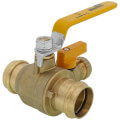 Product Image of 1-1/4" Press Ball Valve w/ Hose Drain (Lead Free)