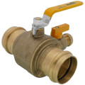 Product Image of 2" Press Ball Valve w/ Hose Drain (Lead Free)