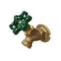 Product Image of 3/4" FPT Brass Sillcock, Green Handle (Lead Free)