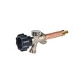Product Image of 490X 6" Anti-Siphon Wall Hydrant, 1/2" PEX Crimp, Gray Handle, Diamond