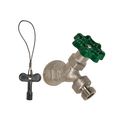 Product Image of C-355 Angle Sill Faucet, 3/4" Loose Key, Anti-Siphon, Nickel Plated