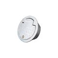 Product Image of Cast Brass Round Hydrant Box for C-634 (Satin Nickel Plated)