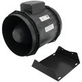 Product Image of Inline Duct Fan with EC Motor, 132 W, 1.80 A, 3700 RPM (120V)